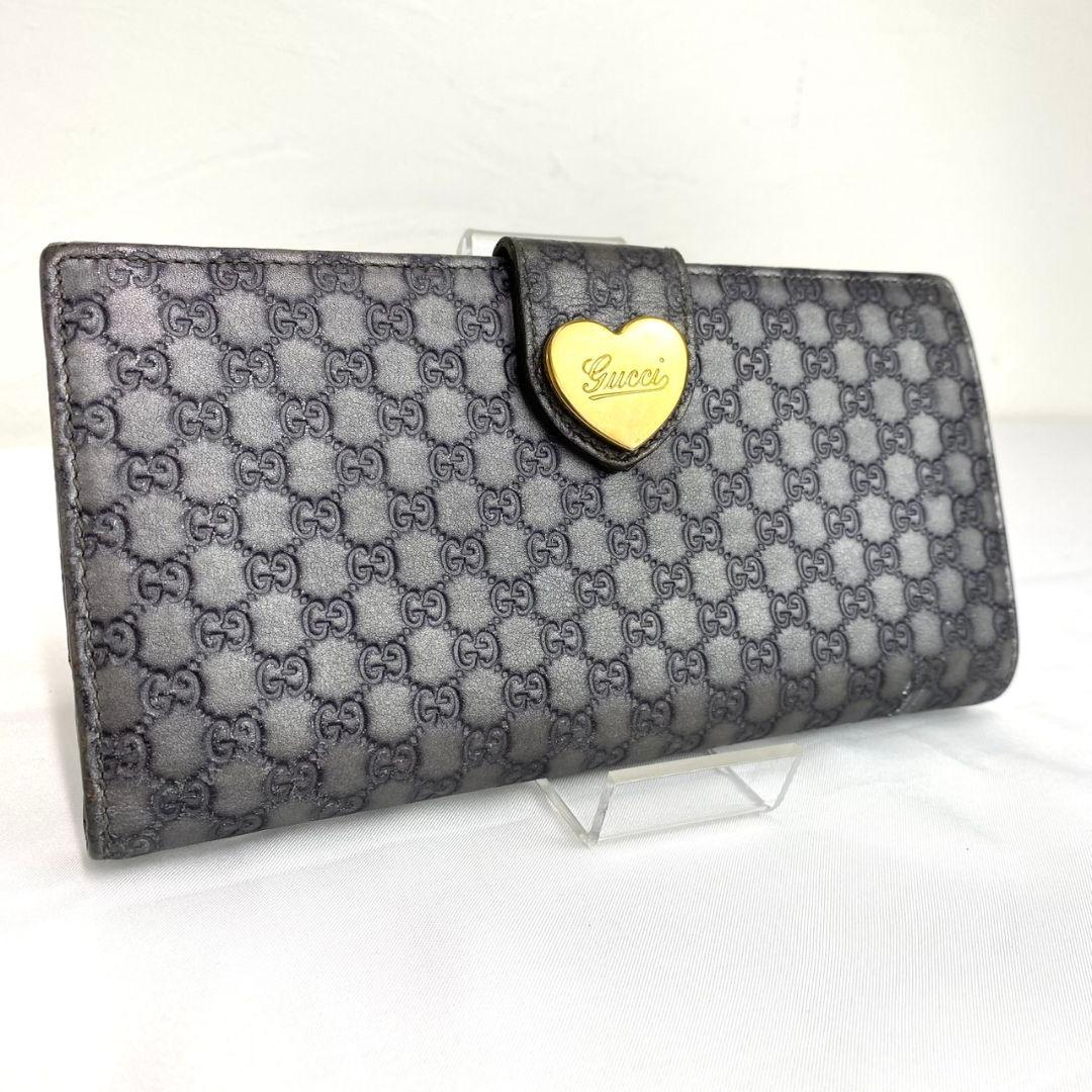 ✨️美品✨️ GUCCI キャンバス ゴールドハート ラブリー