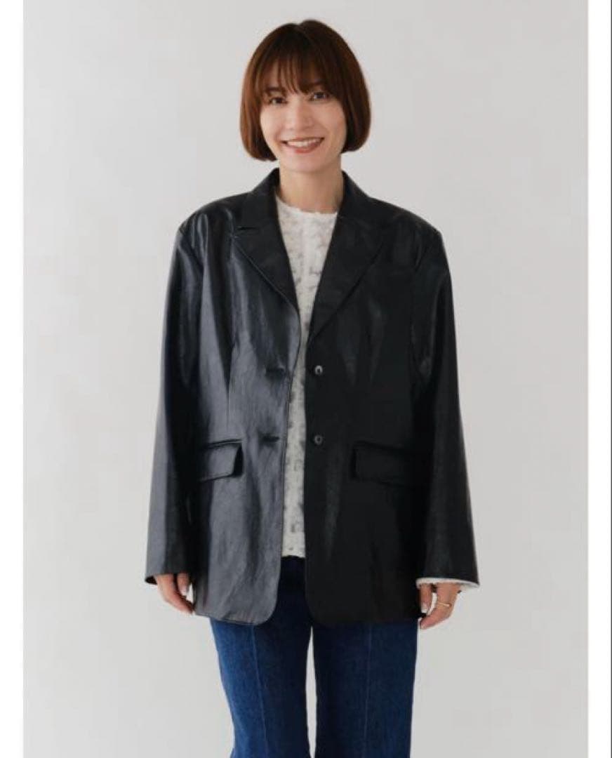 新品【yori】shirocon vintageレザージャケット