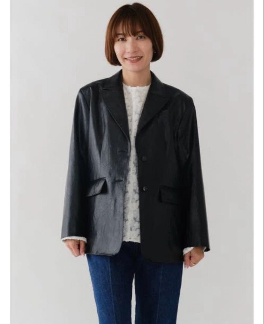 新品【yori】shirocon vintageレザージャケット