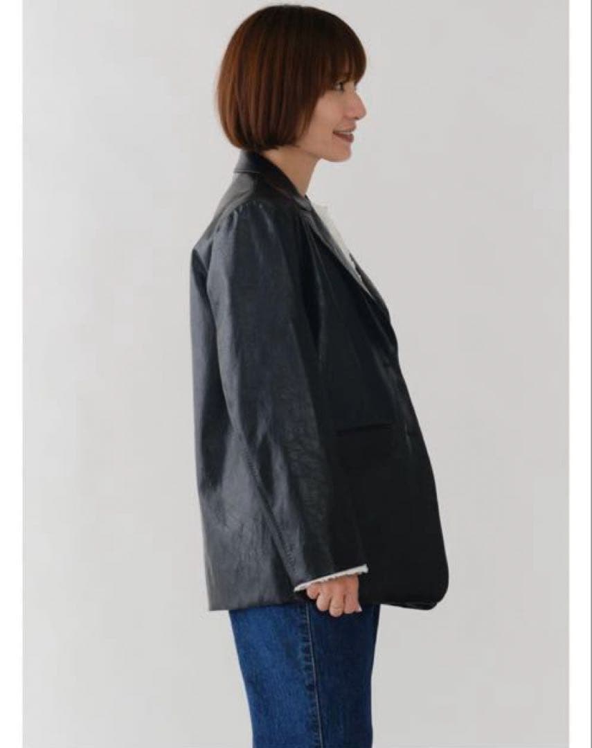 新品【yori】shirocon vintageレザージャケット