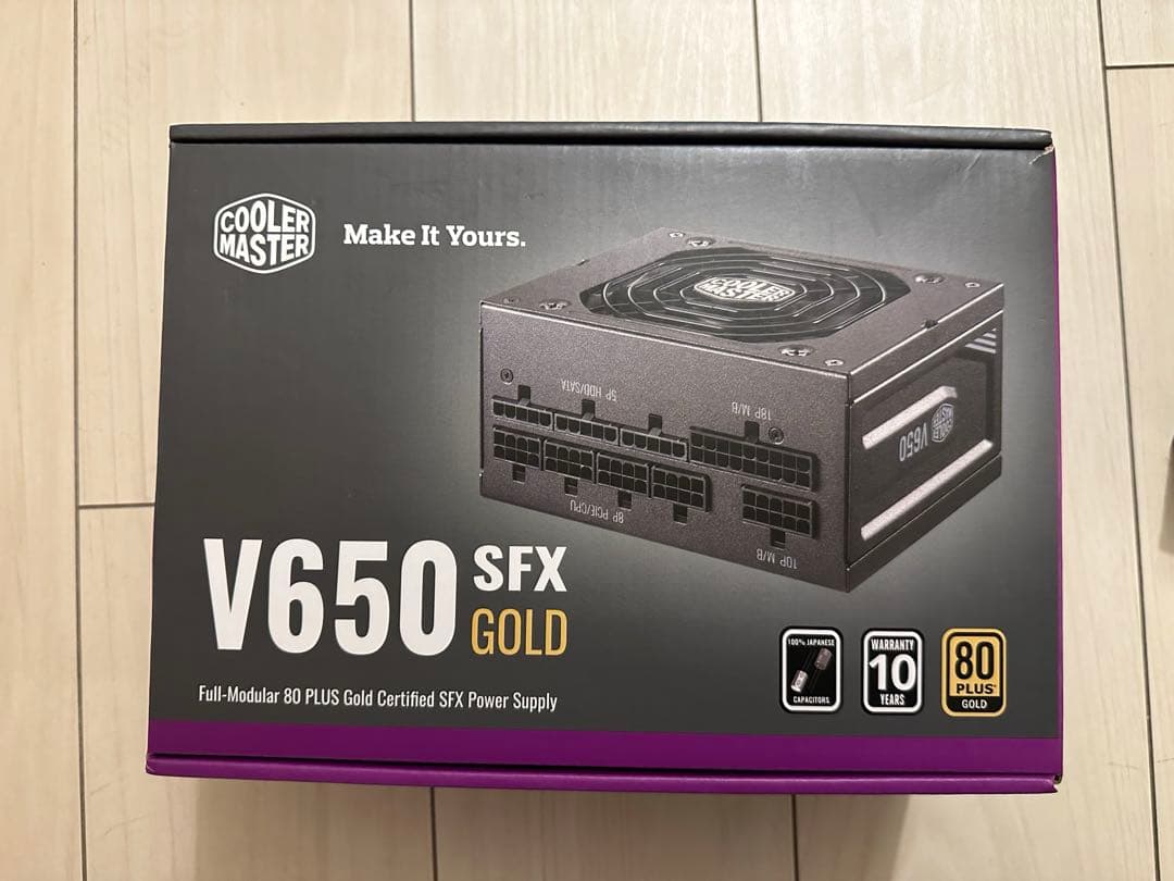 COOLER MASTER V650 SFX電源　80PLUS GOLD