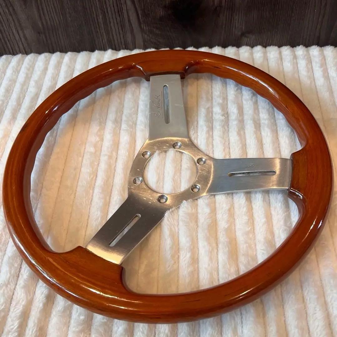 美品　Nardi ナルディ　ウッド　33π ステアリング