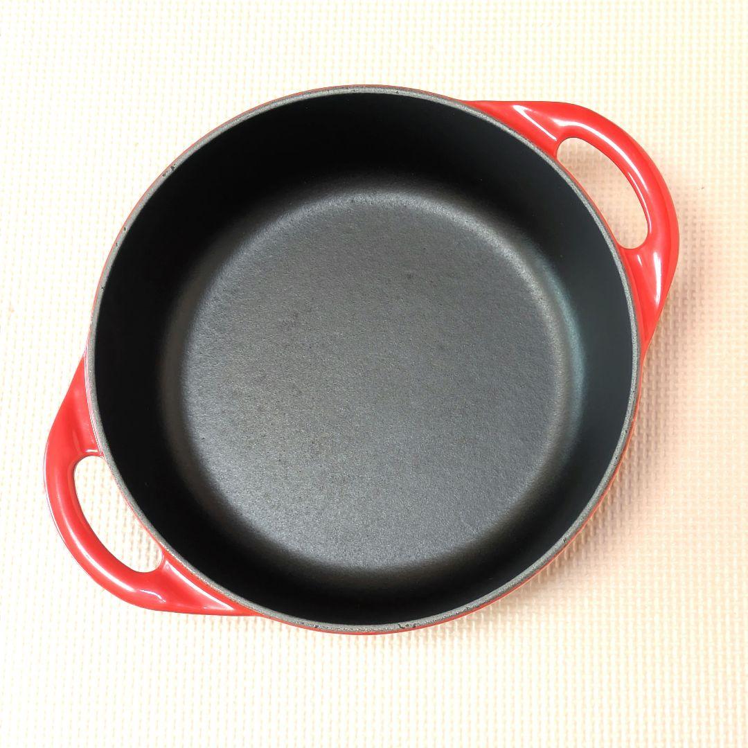ル・クルーゼ（Le Creuset） ココット・ビス 20cm　チェリーレッド