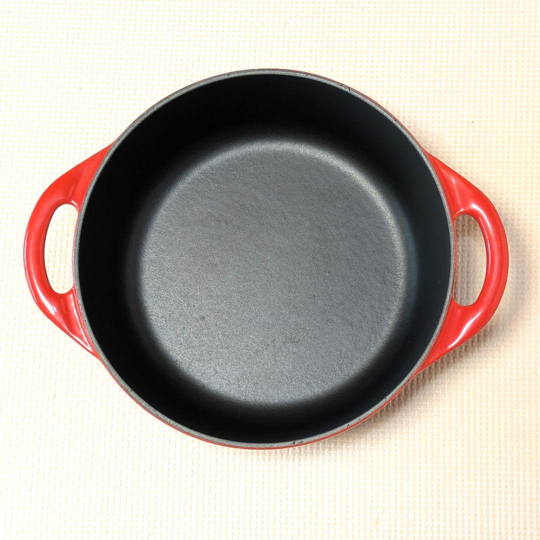 ル・クルーゼ（Le Creuset） ココット・ビス 20cm　チェリーレッド