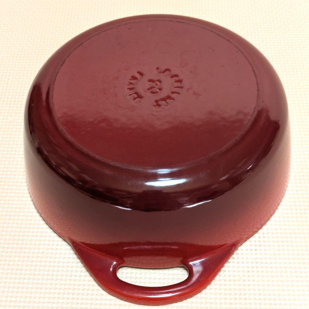ル・クルーゼ（Le Creuset） ココット・ビス 20cm　チェリーレッド