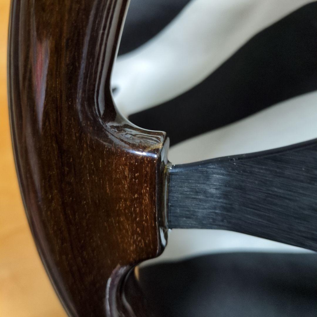 AD 3本スポーク ウッドステアリング