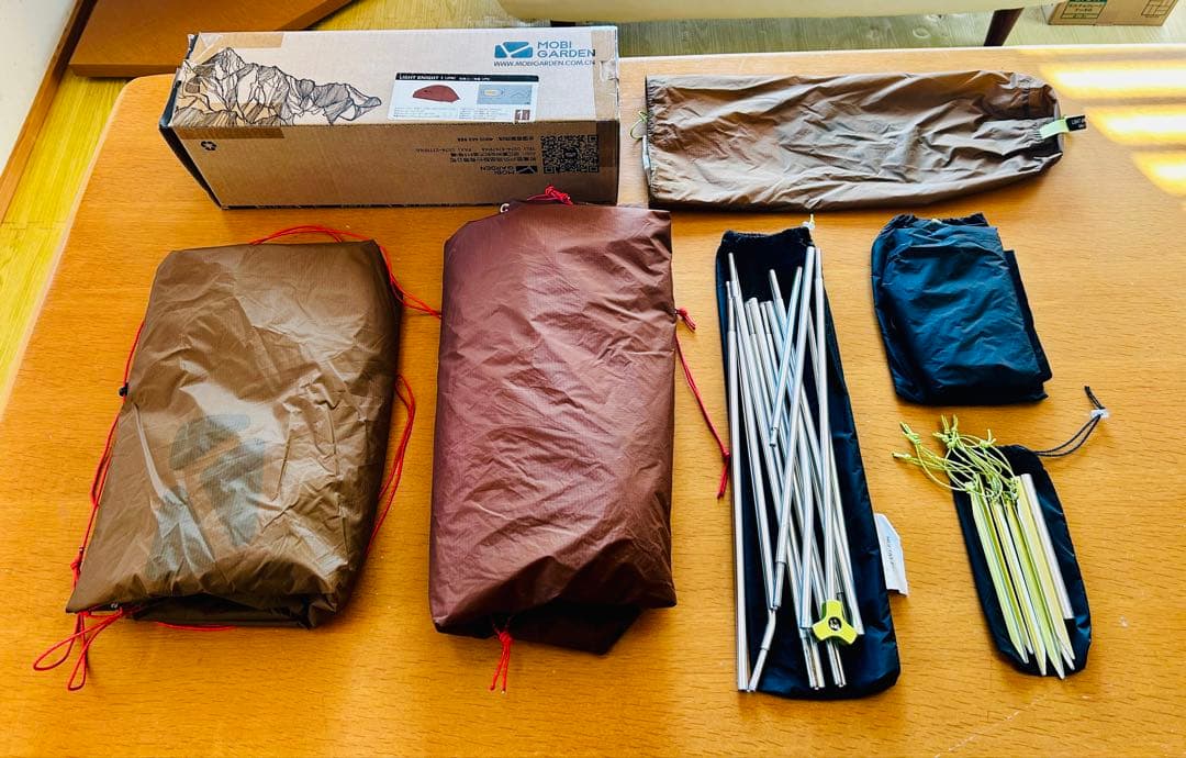 MOBI GARDEN LIGHT KNIGHT UL1 ブラウン 山岳テント