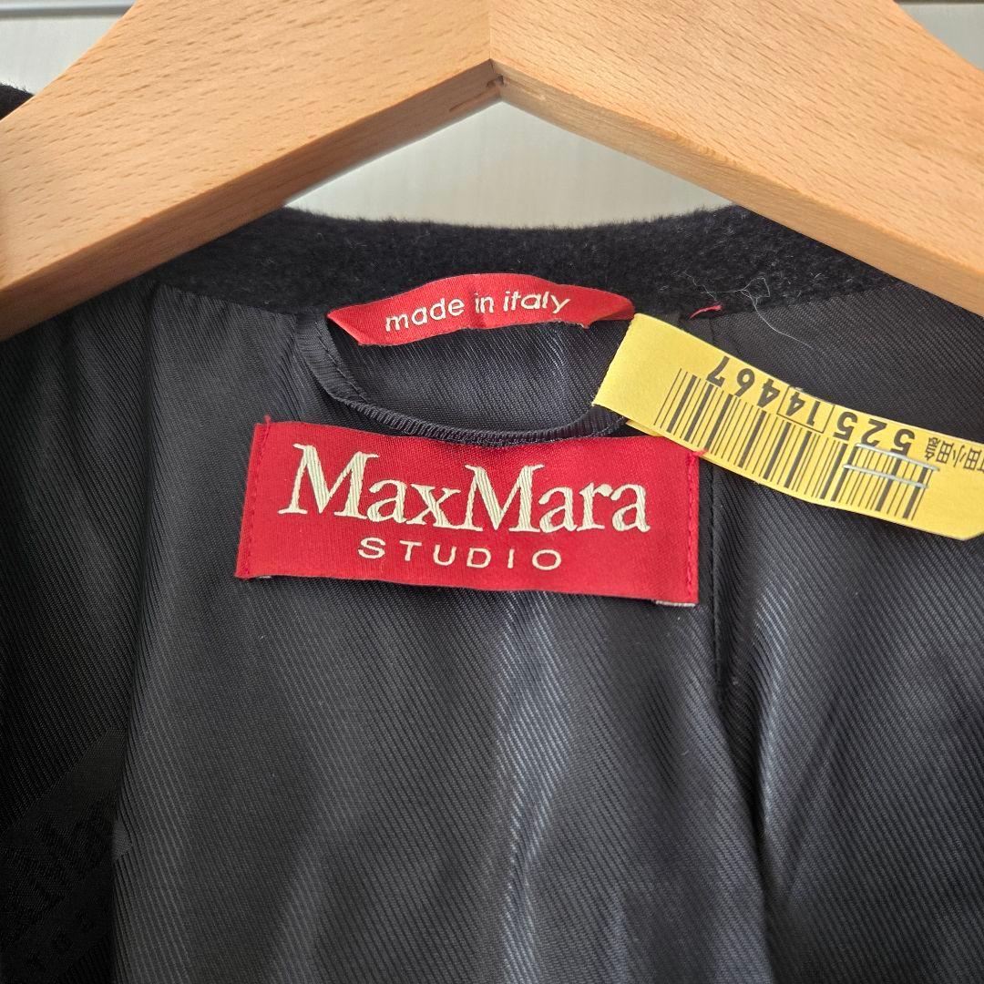 国内購入☆美品☆ Max Mara Studio ウールコート ロリアナ 黒40