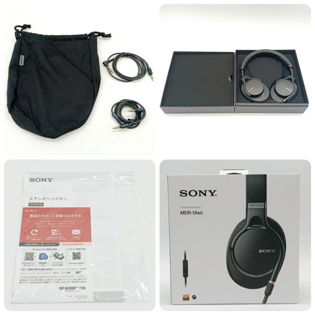 【新品イヤーパッド付き】SONY MDR-1AM2 有線ヘッドホン ハイレゾ