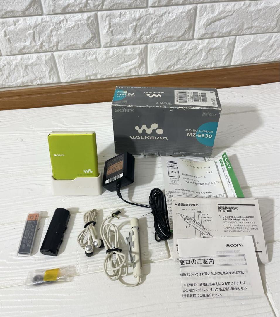 【現状品】MDウォークマン　MZ-E630 ★ MDプレーヤー ポータブル