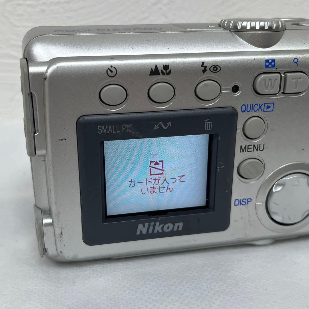 【通電確認済】ニコン　クールピクスE2000 デジカメ