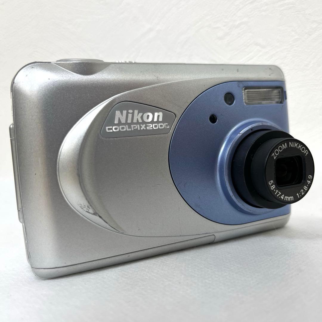 【通電確認済】ニコン　クールピクスE2000 デジカメ