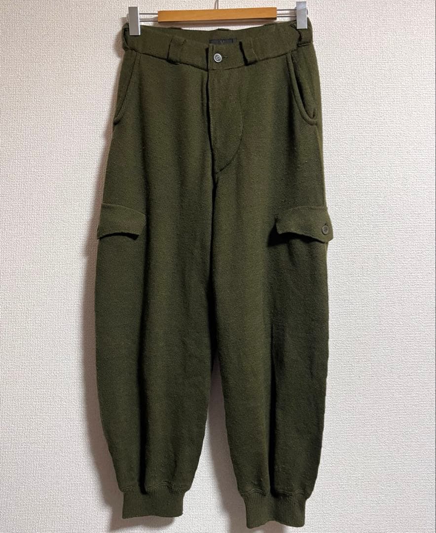 Y's yohji yamamoto ニットカーゴパンツ
