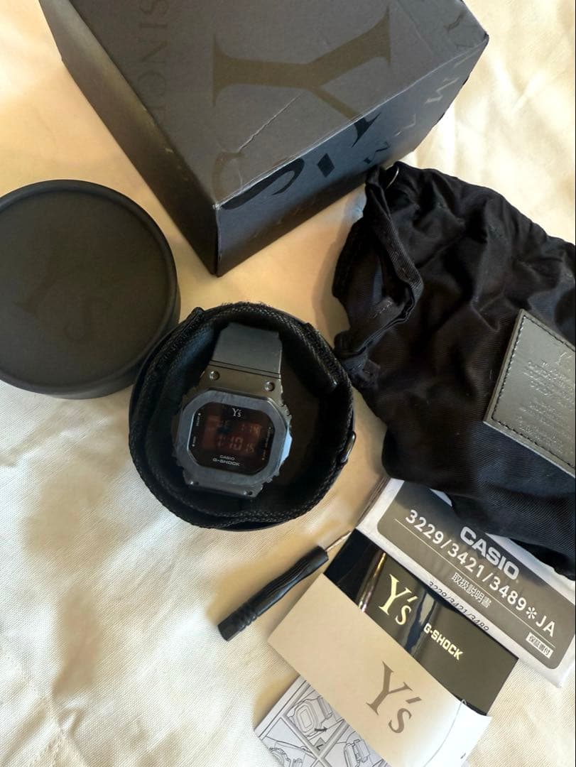 時計 Y's x G-SHOCK GM-S5600YS-1