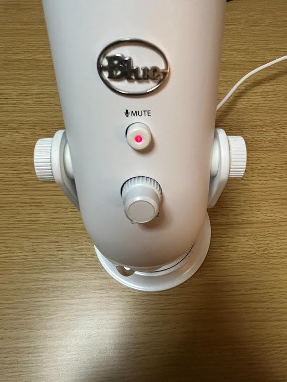 【美品】 Blue Yeti USBコンデンサーマイク ホワイト