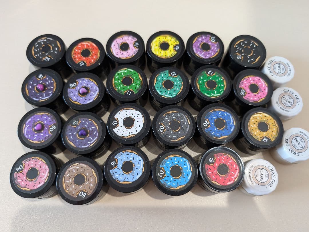 ネイル工房 4D 超立体クレイジェル 大量　まとめ売り 粘土カラージェル