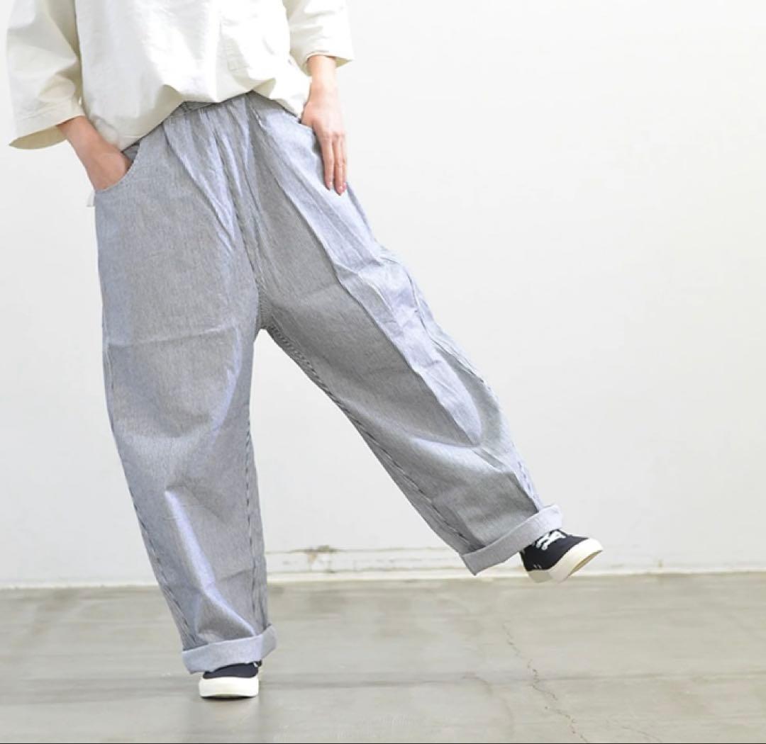 新品訳あり商品！NARU ヒッコリーノッポパンツ