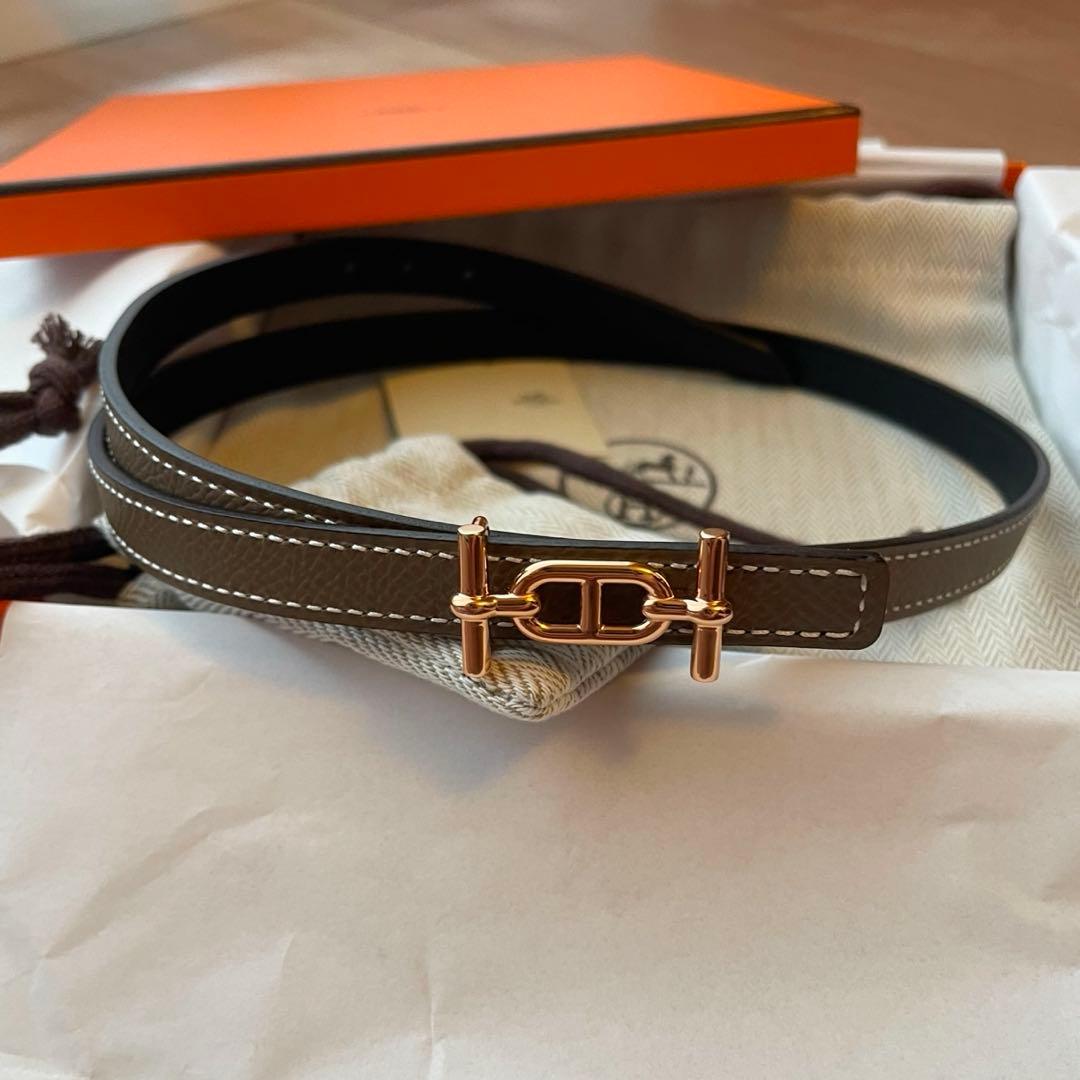 HERMES エルメス　レディースベルト　75cm エトープ　未使用