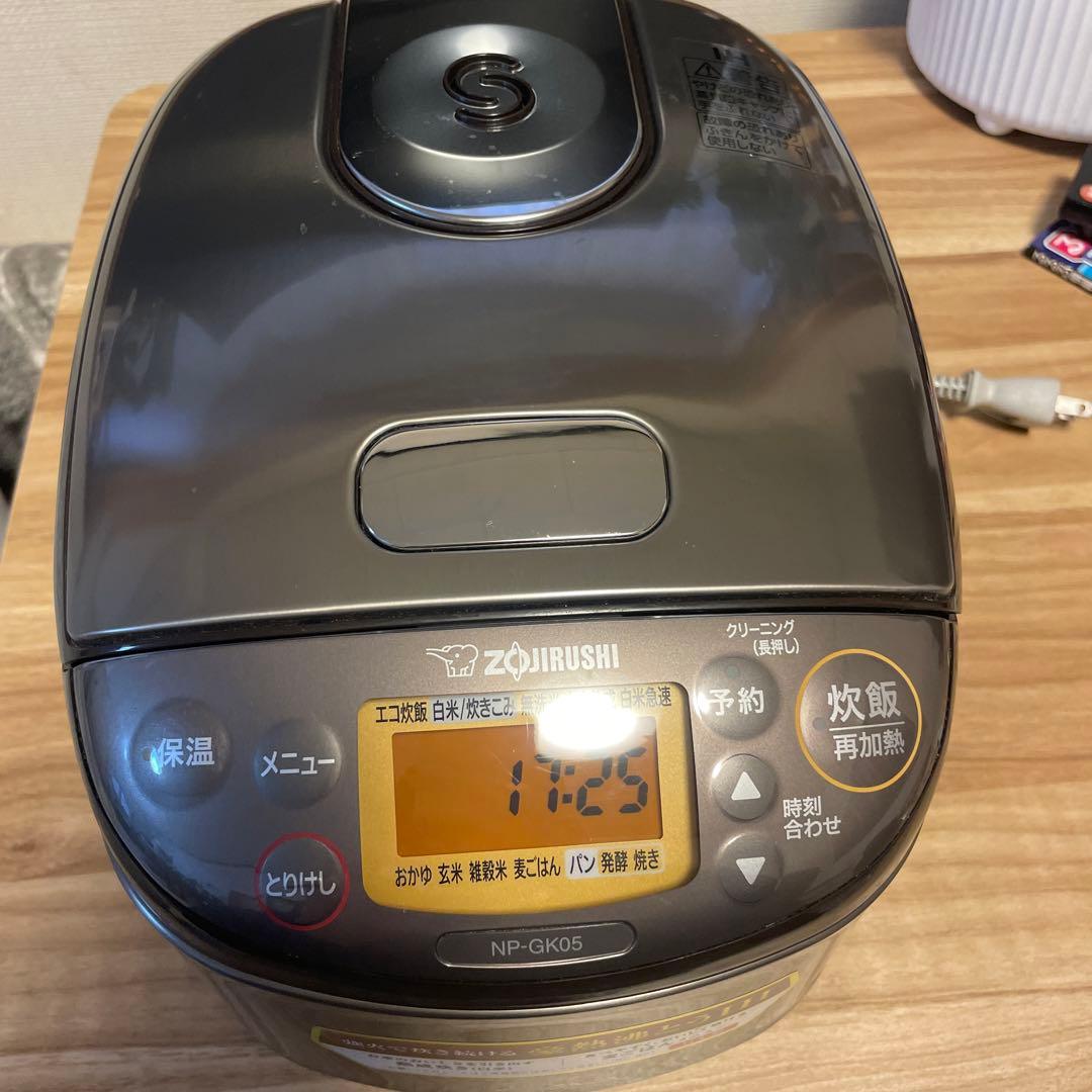 象印 NP-GK05 炊飯器 ブラック