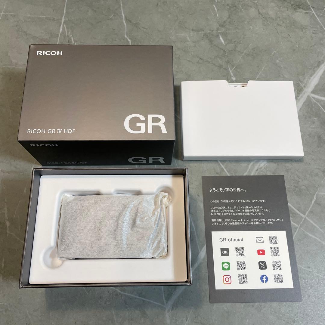 【新品未使用】RICOH GR IV HDF リコー