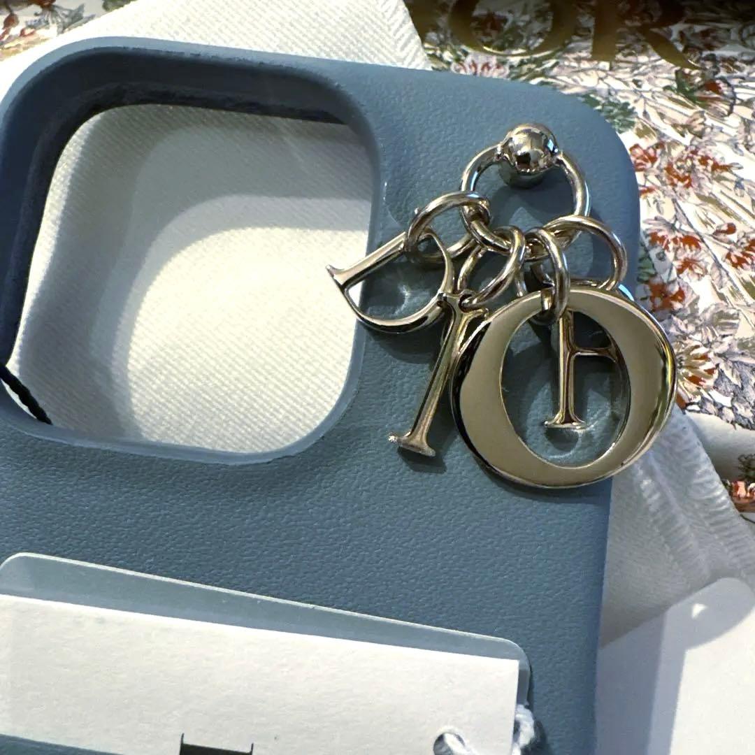 Dior入手不可正規品iPhone15proケースブルーグレー