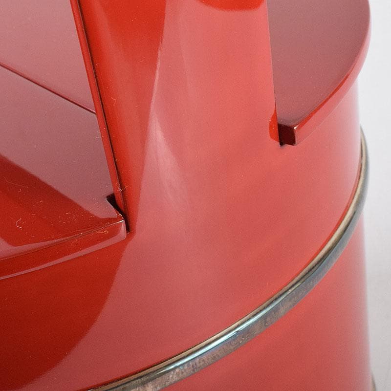 専用　浜木松峰　朱塗銀タガ　手桶水指　堀内宗完(兼中斎)極め箱　VR8538H