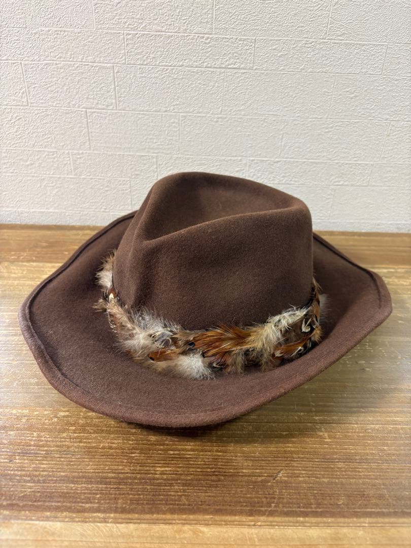 ゆ*き様 NUMBER (N)INE 08AW フェザーフェルトハット