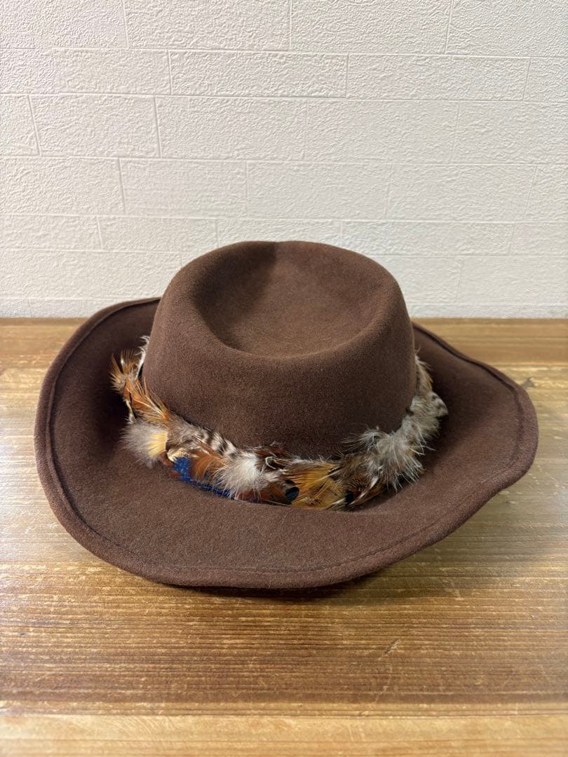 ゆ*き様 NUMBER (N)INE 08AW フェザーフェルトハット