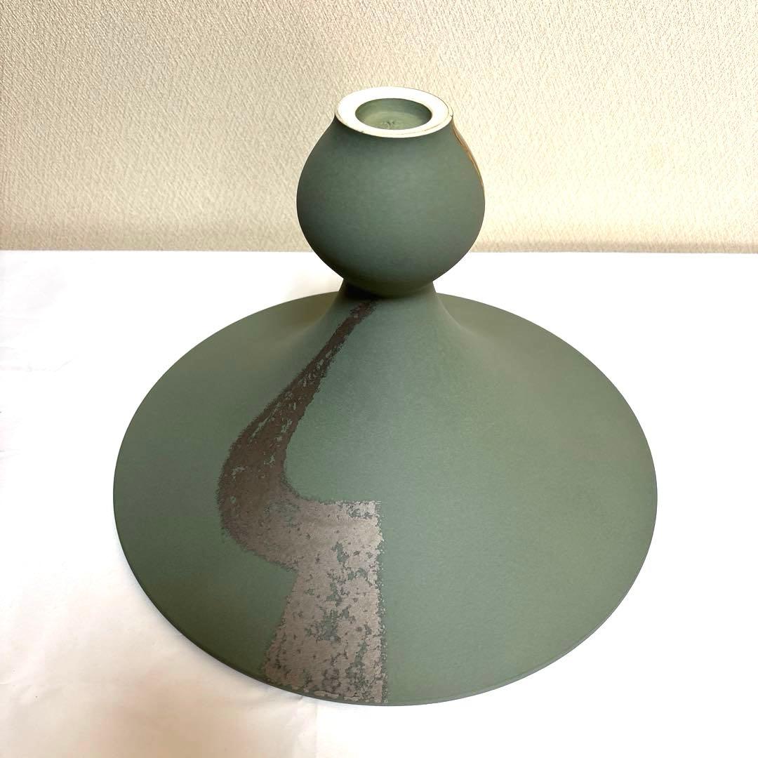 池坊　いけばな　花器　正明　下蕪　陶器