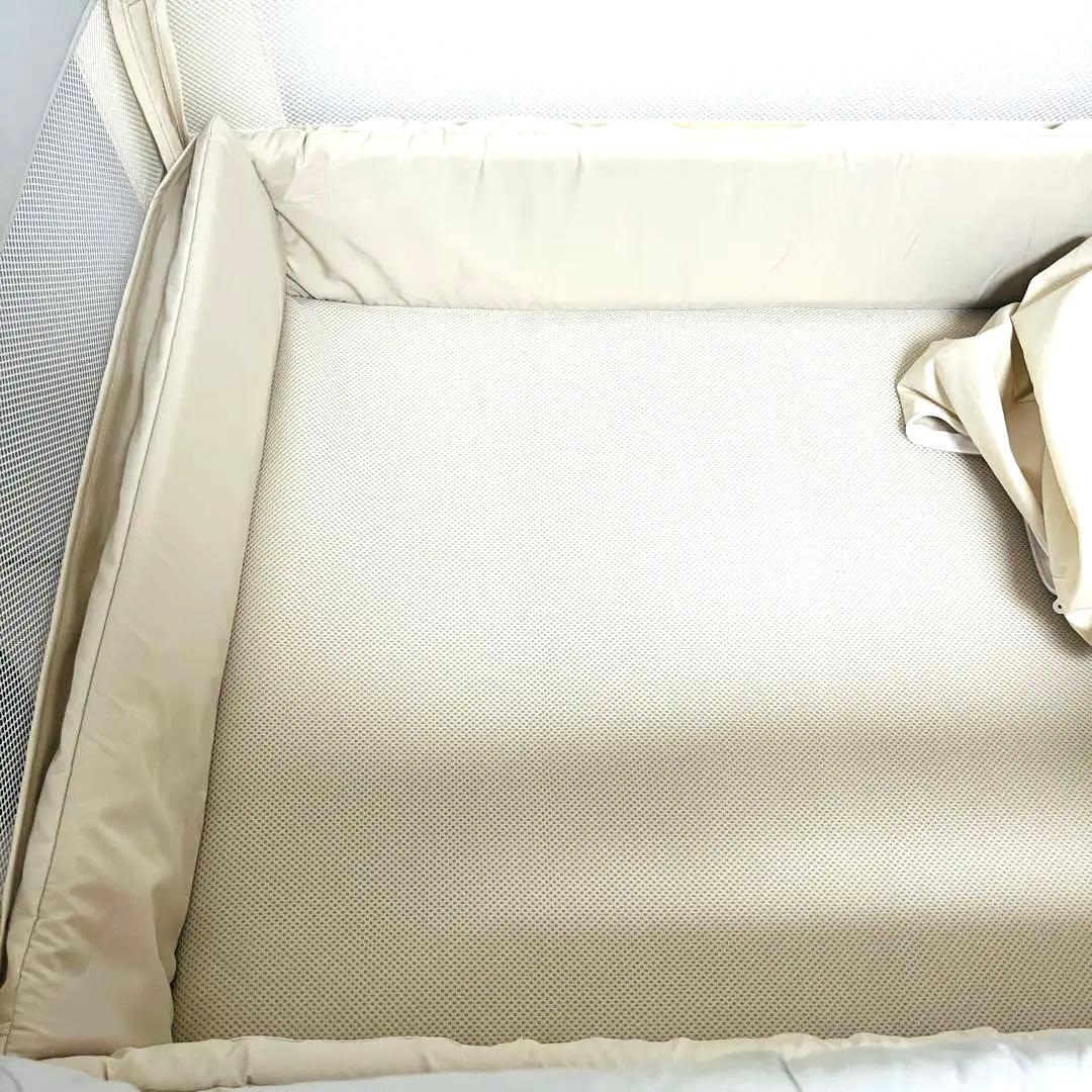 美品 Aprica アップリカ ココネルエアー AB 折りたたみ ベビーベッド