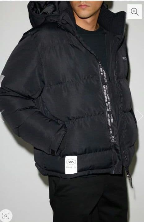 やーめん★RVCA×AZUL リフレクターパファージャケット