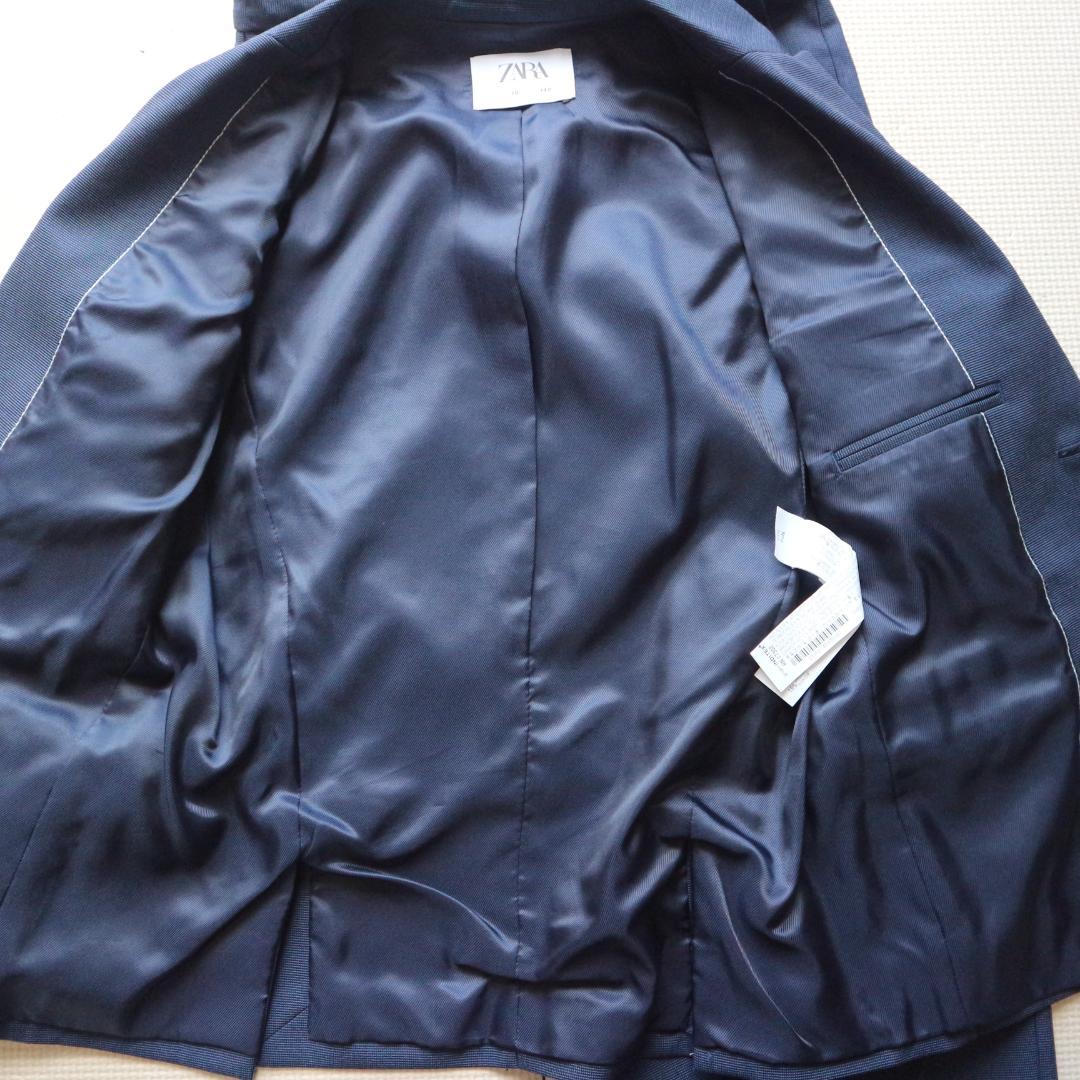 美品 ザラ 140cm 男の子 フォーマルスーツ上下セット 長ズボン セレモニー