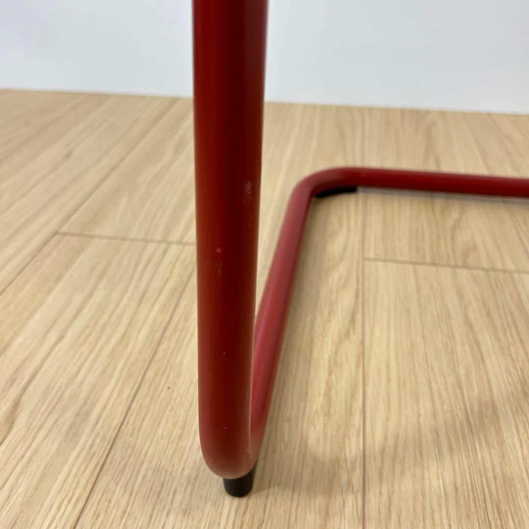 Knoll ノール トボガン プルアップテーブル メラミン天板　レッド　赤