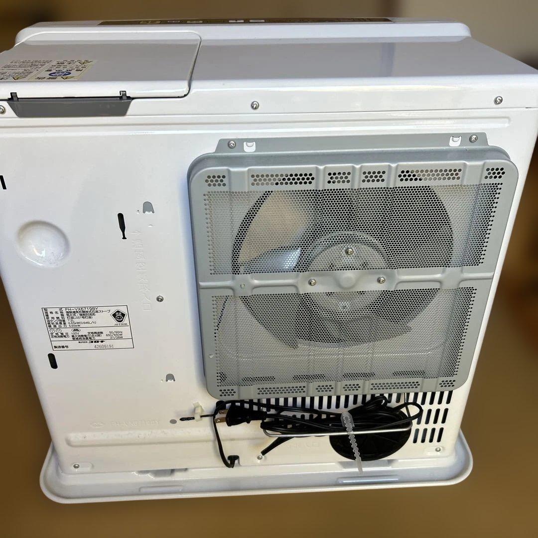 コロナ 石油ファンヒーター FH-VX6719BY-W パールホワイト 超美品