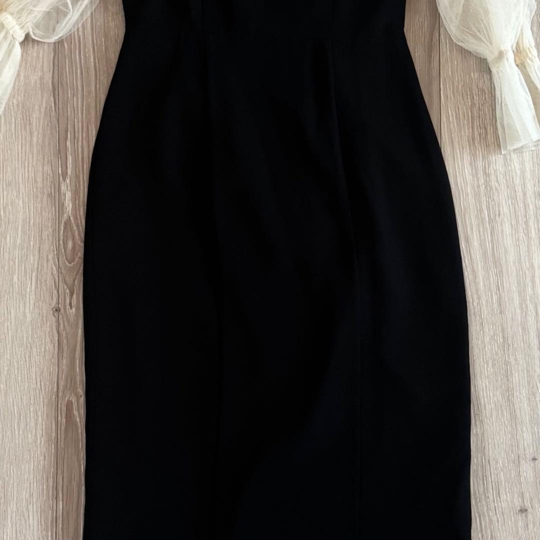 atlo ワンピース ドレス チュール オフショルダー Mサイズ フォーマル