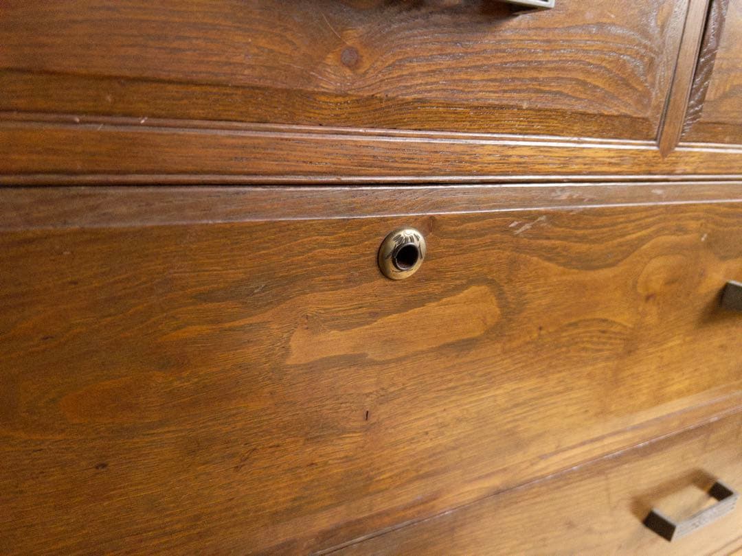 木製　チェスト　タンス　5段　引き出し　ビンテージ　レトロ　古道具