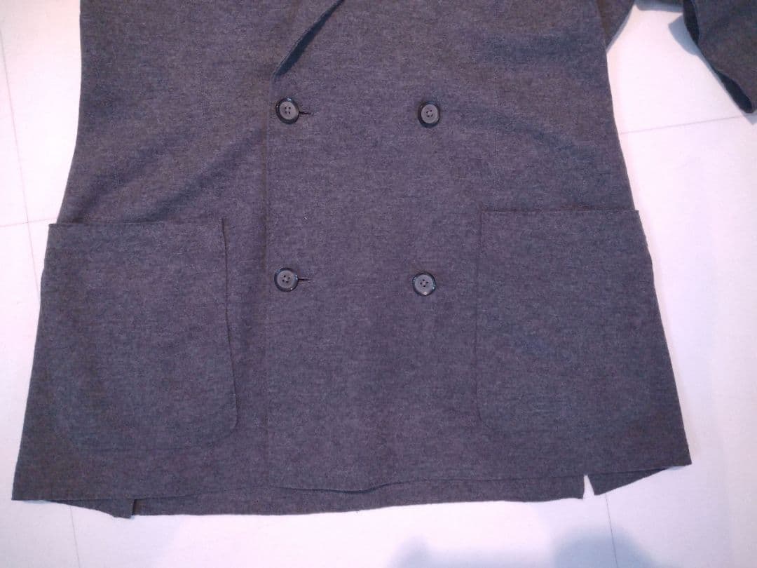 トゥモローランド　ニットジャージダブルブレスト テーラードジャケット　XL