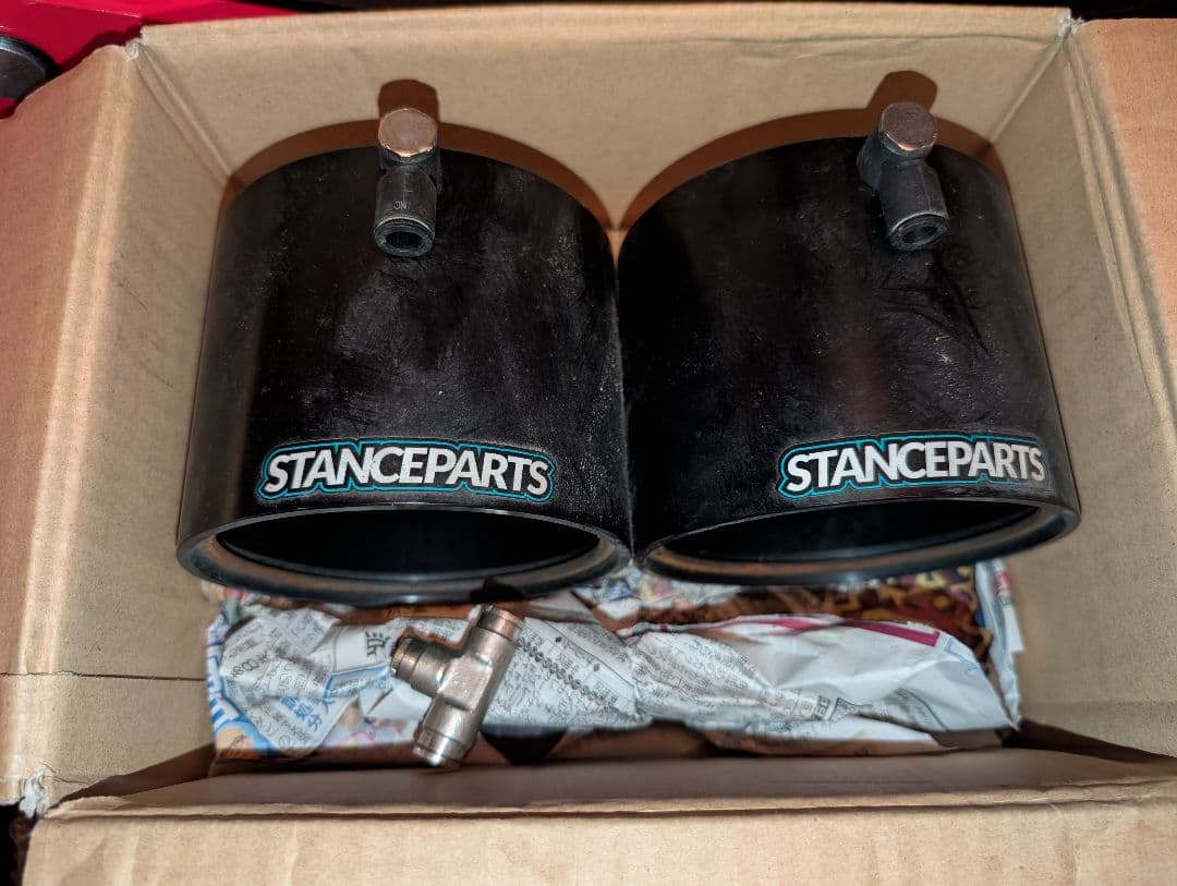 STANCEPARTS エアカップセット　シャフト径22ミリBLITZ車高調対応