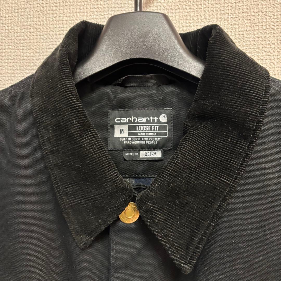 Carhartt 2022春カーハート ダックチョアジャケット M 黒 ブラック