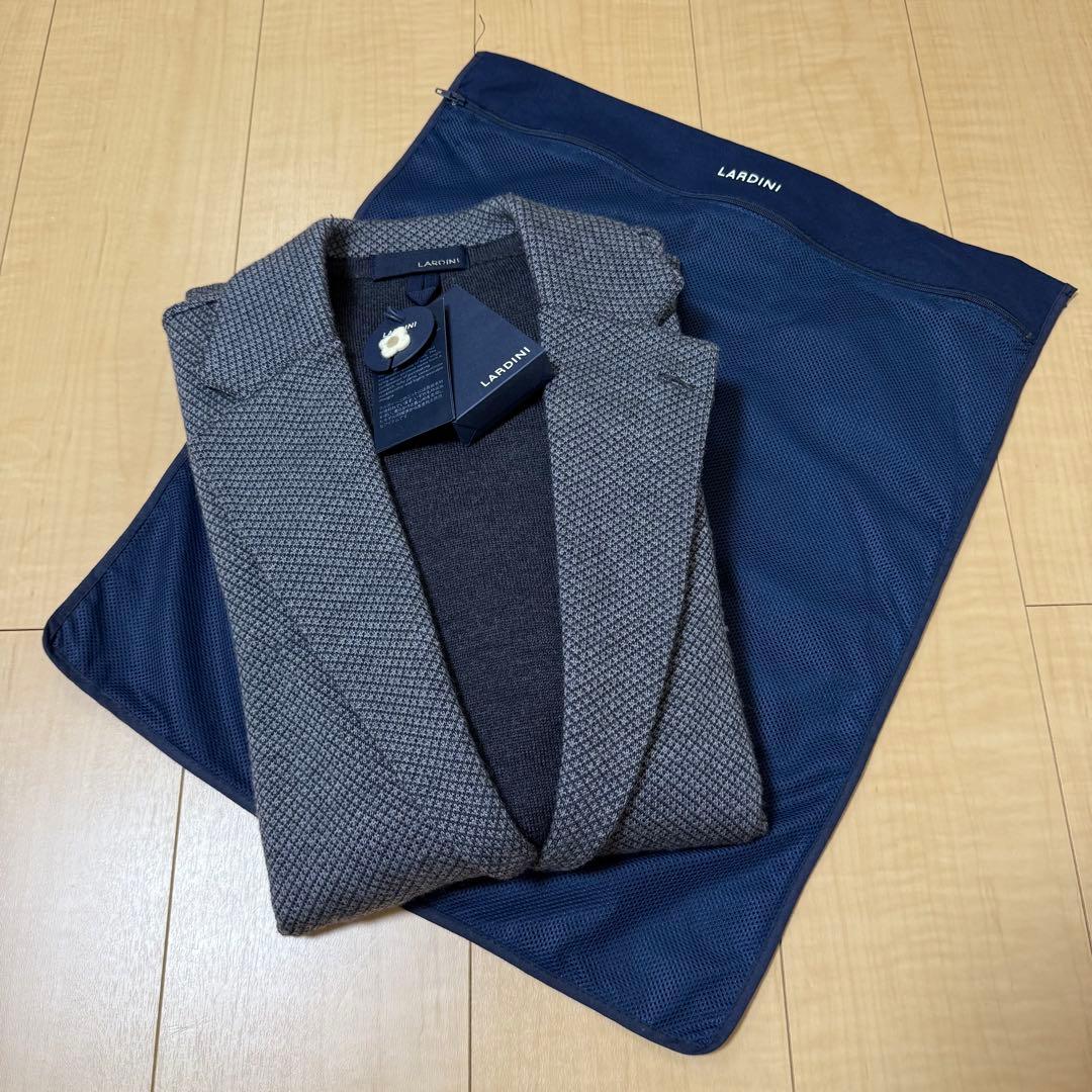 LARDINI ラルディーニ ニットジャケット 秋冬 グレー