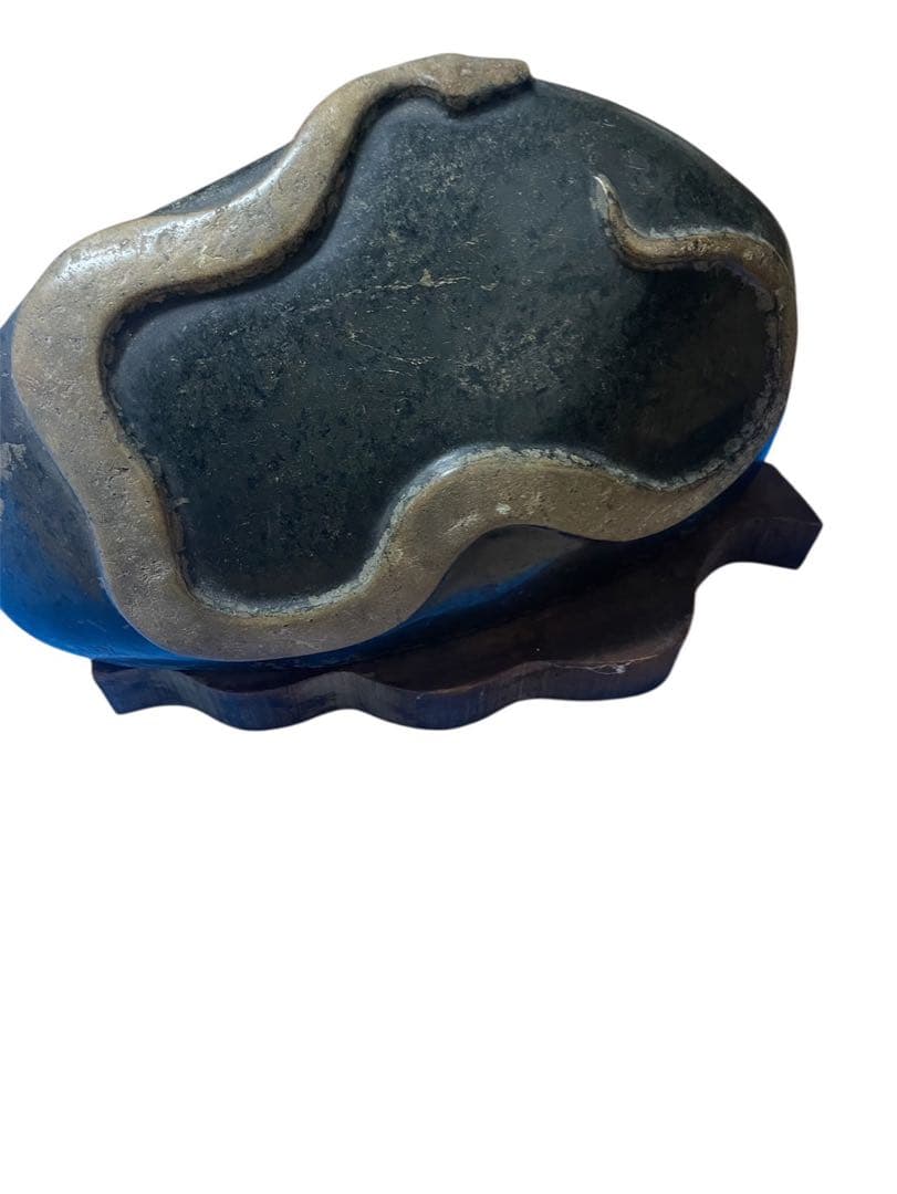 【最終5000円引き】蛇石24.2kg 天然石 台座付 縁起物 金運