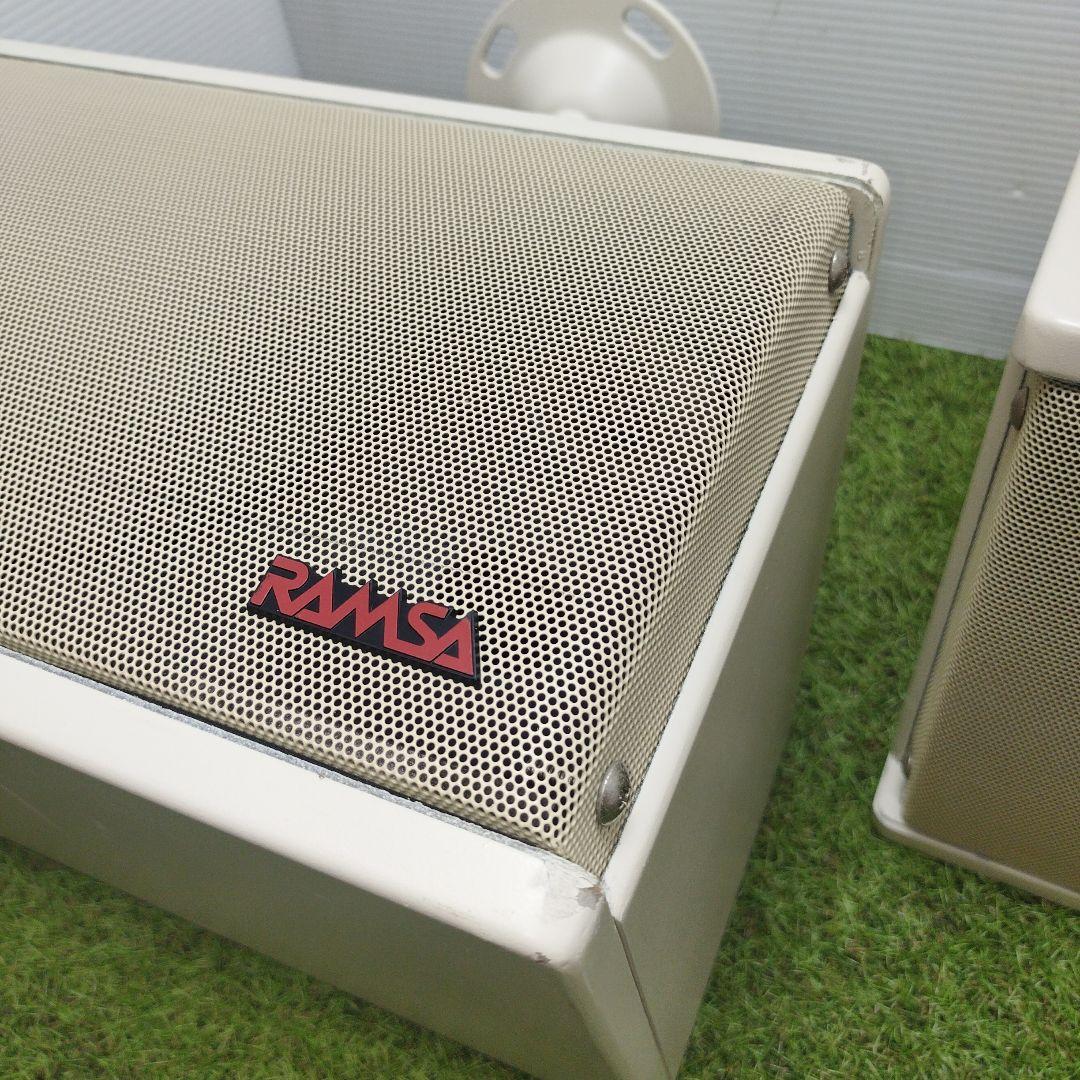 高明瞭度広指向角スピーカー RAMSA WS-A30-W ※天吊り金具付き