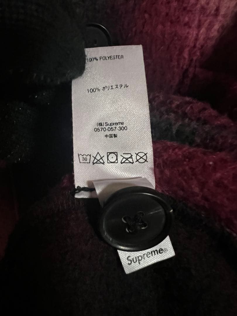 ジャケット・アウター Supreme Shadow Plaid Fleece Shirt Jacket