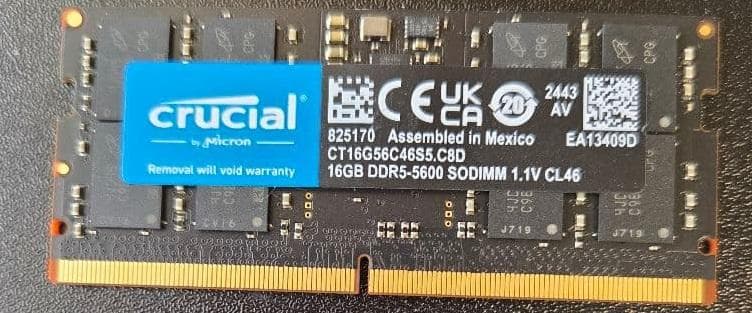 【えだまめ様用】DDR5-5600 SODIMM 16GBメモリ