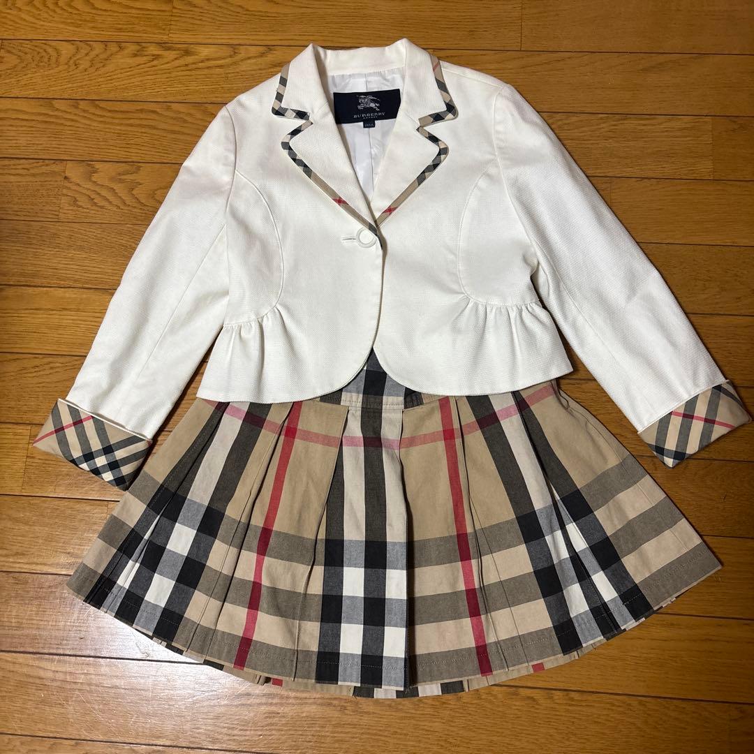バーバリー　フォーマル　ブレザー　スカート130cm