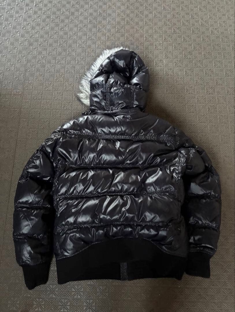 00s old uniqlo ファー ダウンジャケット y2k グランジ