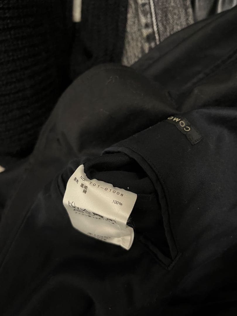 comoli コモリ 21ss コットンサテン ハンティングジャケット