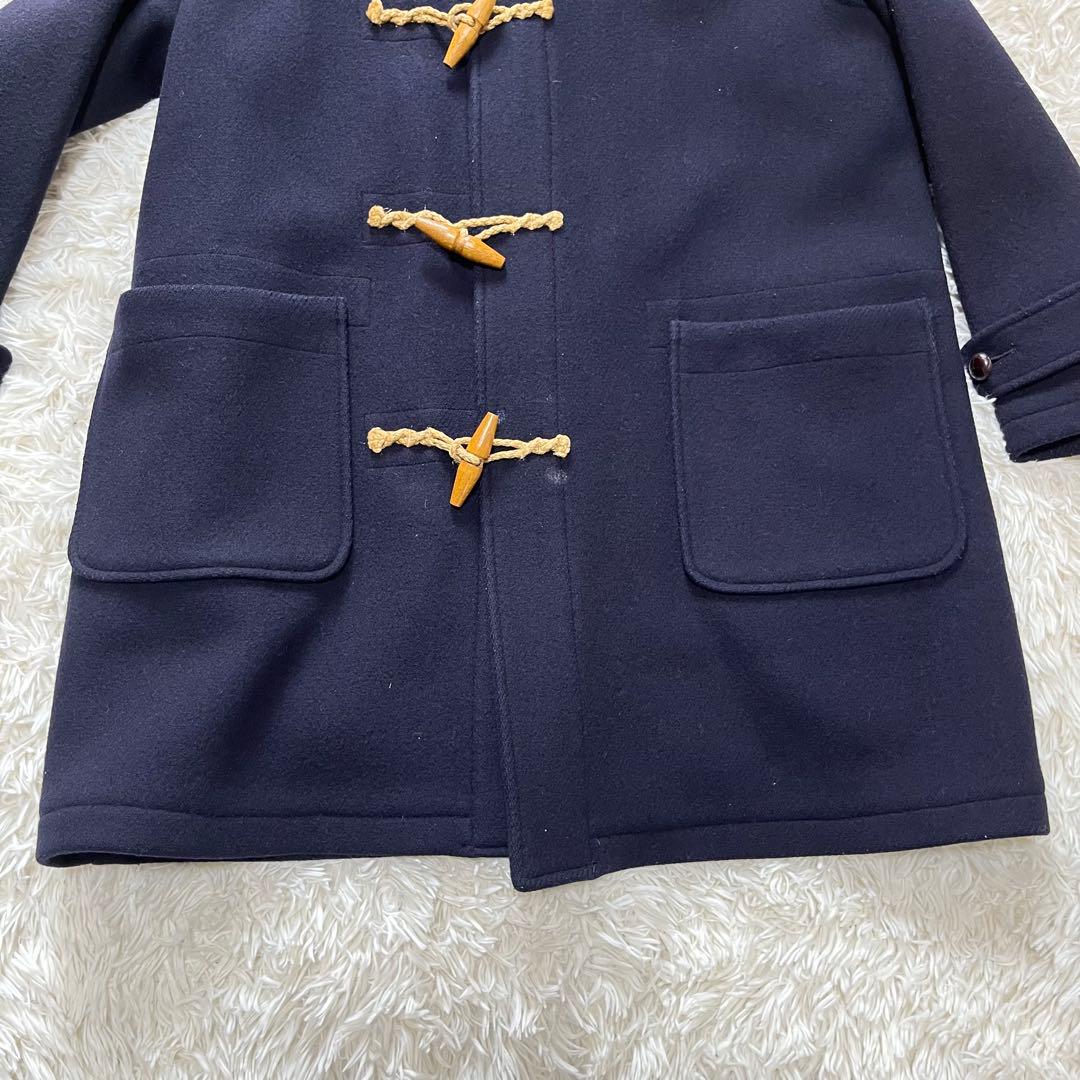 【良品】ポロバイラルフローレン　ダッフルコート　フード付き　ネイビー　日本製