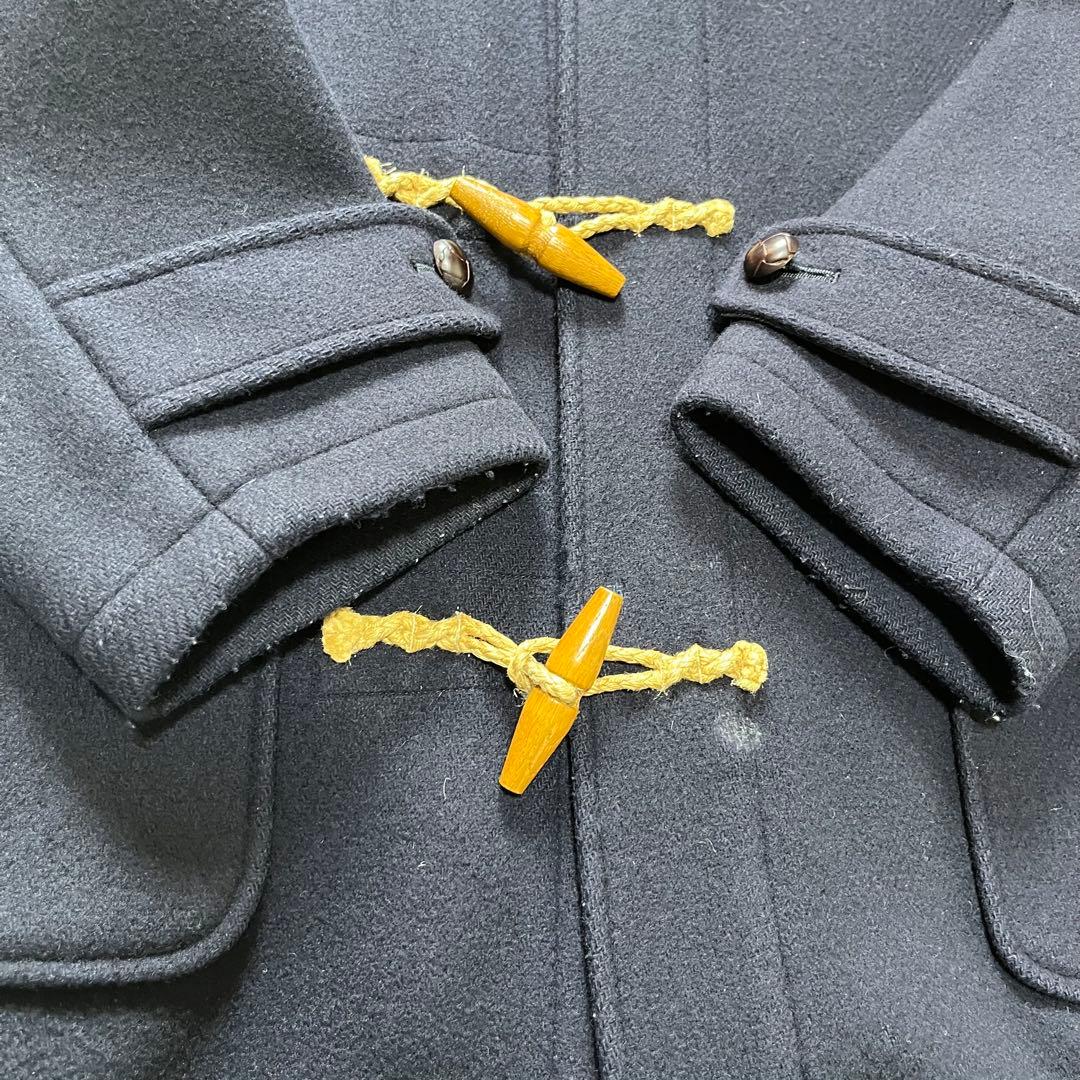 【良品】ポロバイラルフローレン　ダッフルコート　フード付き　ネイビー　日本製