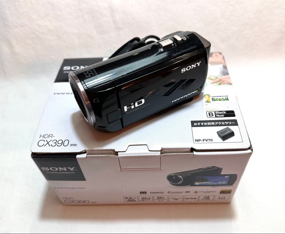 SONYデジタルHDビデオカメラレコーダーHDR-CX390 クリスタルブラック